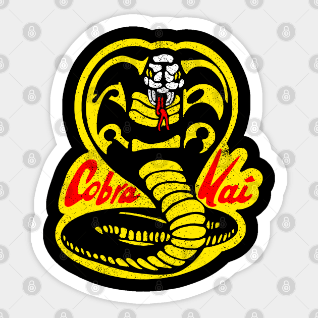 Cobra Kai ✅ Strike First - Strike Hard Sticker by Sachpica